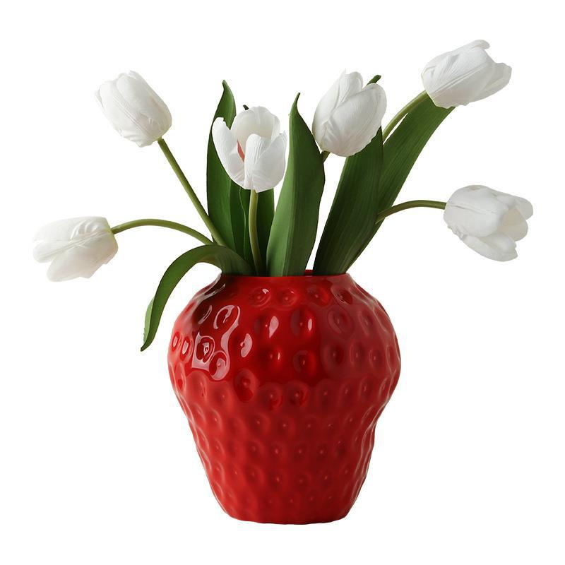 Vintage Strawberry Vase