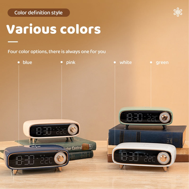 Retro Bluetooth Alarm Clock