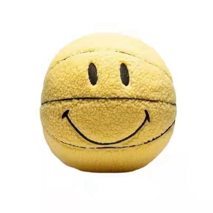 Smiley Face Basketball Pillow